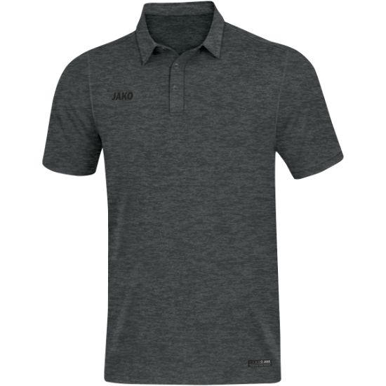 Afbeeldingen van Polo Premium Basics antraciet gemeleerd