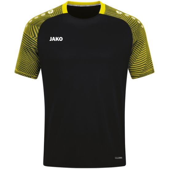 Afbeeldingen van T-shirt Performance zwart/zachtgeel