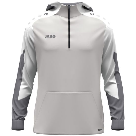 Afbeeldingen van Sweater met kap Dynamic lichtgrijs/wit/grijs