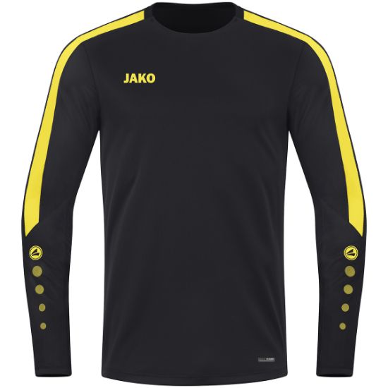 Afbeeldingen van Sweater Power zwart/citroen