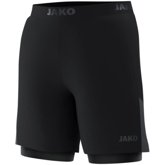 Afbeeldingen van 2-in-1 short Power zwart