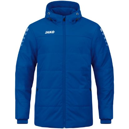 Afbeeldingen van Coachvest Team met kap royal