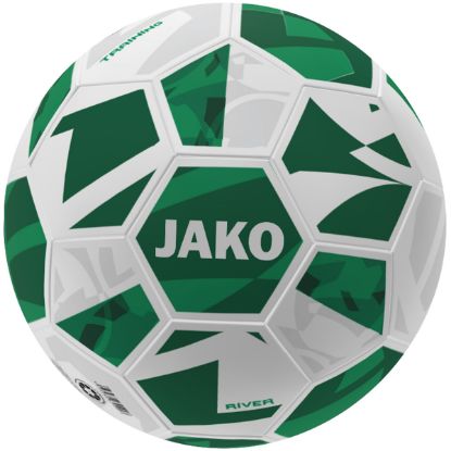 Afbeeldingen van Trainingsbal River wit/groen