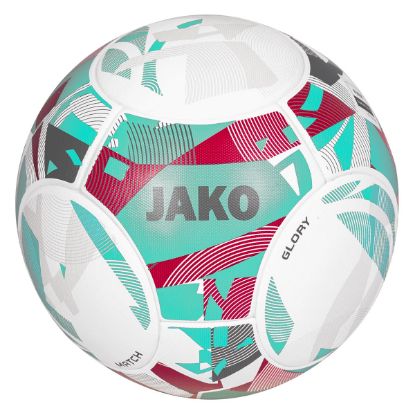 Afbeeldingen van Wedstrijdbal Glory wit/rubine red/cool gray