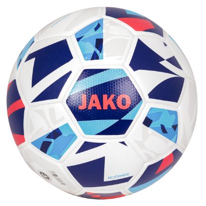 Afbeeldingen van Trainingsbal Iconic wit/navy/koraal