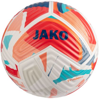 Afbeeldingen van Trainingsbal Flow wit/fluo red/navy
