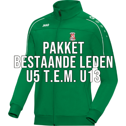 Afbeeldingen van PAKKET BESTAANDE LEDEN - U5 T.E.M. U13