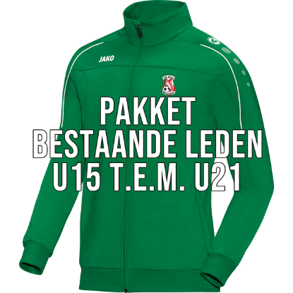 Afbeeldingen van PAKKET BESTAANDE LEDEN - U15 T.E.M. U21