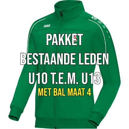 Afbeeldingen van PAKKET BESTAANDE LEDEN - U10 T.E.M. U13 (BAL MAAT 4)
