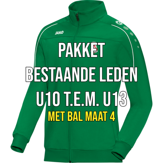 Afbeeldingen van PAKKET BESTAANDE LEDEN - U10 T.E.M. U13 (BAL MAAT 4)