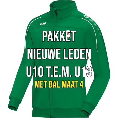 Afbeeldingen van PAKKET NIEUWE LEDEN - U10 T.E.M. U13 (BAL MAAT 4)