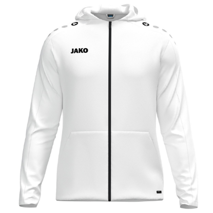 Afbeeldingen van Jas met kap One wit (LEVERBAAR VANAF JANUARI 2026)