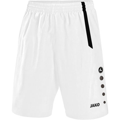 Afbeeldingen van JAKO Short Turin wit/zwart (4462/00) - SALE